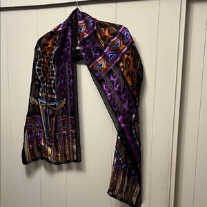 Bob Mackie silk scarf